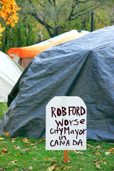 Anti Rob Ford Sign — Stock Photo, Image