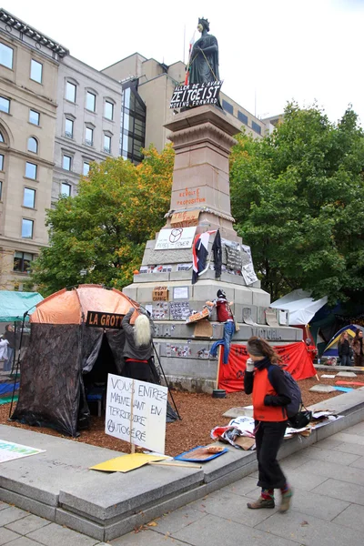 Montreal hareketi oturma eylemi işgal — Stok fotoğraf