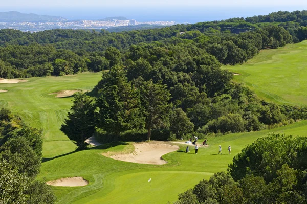 Campo de golfe . — Fotografia de Stock