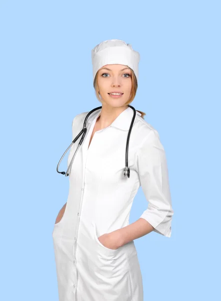 Médico mujer en uniforme — Foto de Stock