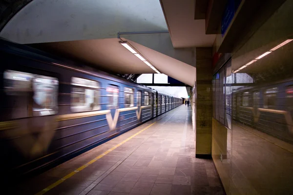 Поезд в метро Лицензионные Стоковые Фото
