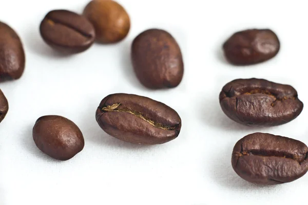 Isolated Coffee Beans — Stock Photo, Image