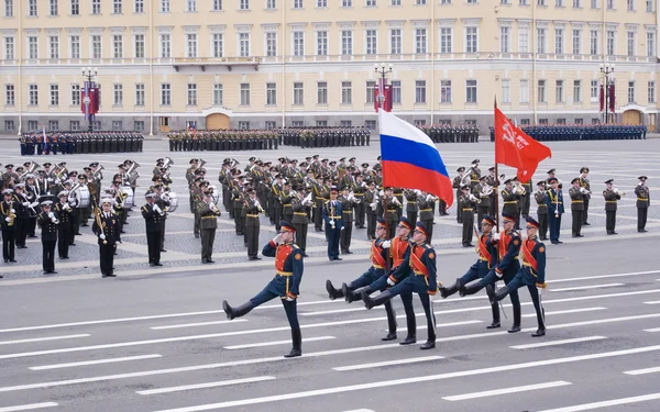 Militaire parade — Stockfoto