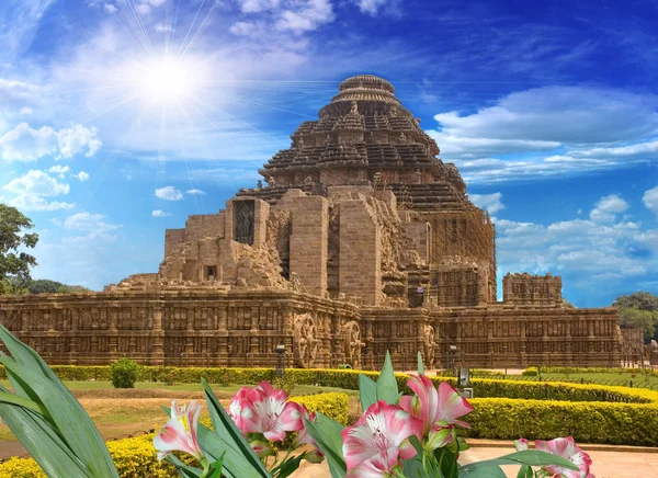 Sun Temple, Konark, Índia, vista traseira — Fotografia de Stock