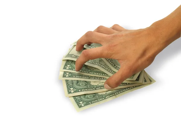 stock image Hand and dollars