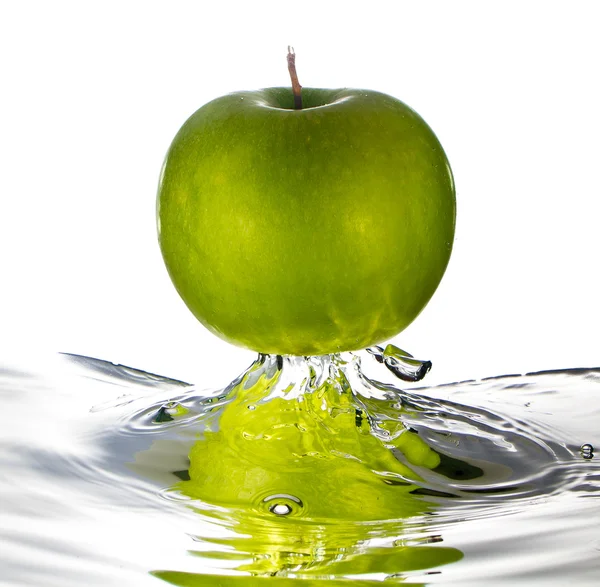 Acqua di mela spruzzata — Foto Stock