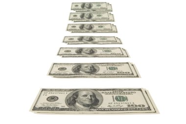 Monetary stream clipart