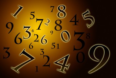 Numerology (the ancient science). clipart