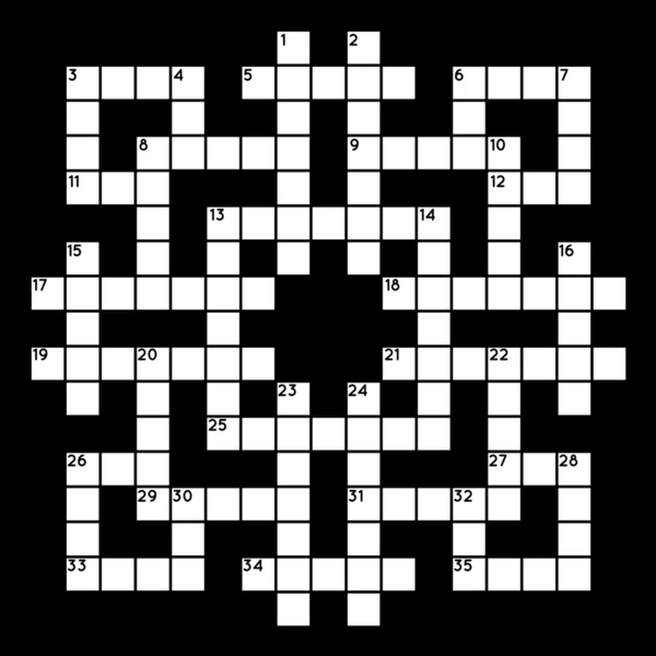 Cuadrícula de crucigramas — Archivo Imágenes Vectoriales