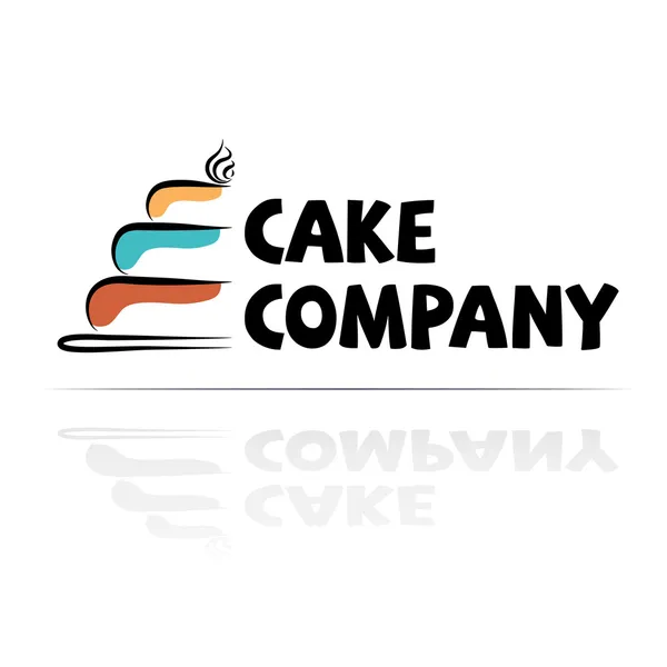 Logotyp für eine Konditorei lizenzfreie Stockillustrationen