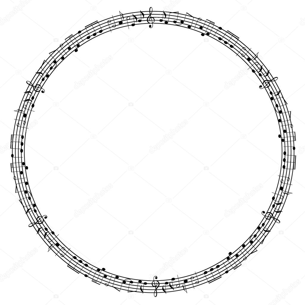 Round graphical frame