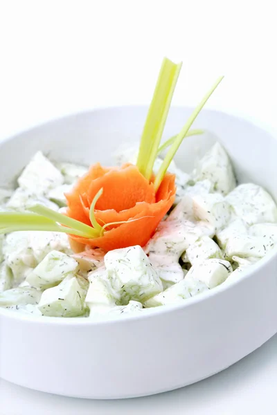 Salada decorada — Fotografia de Stock