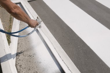 Crosswalk repairing clipart