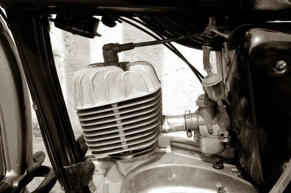 摩托车发动机 — 图库照片