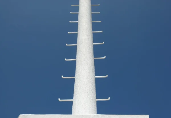 White ladder — Stok fotoğraf