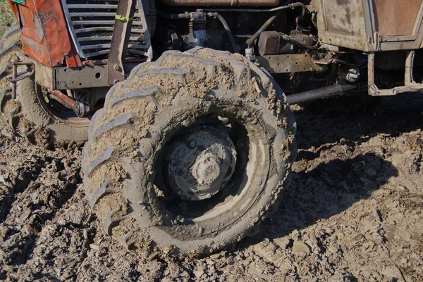 Neumático del tractor — Foto de Stock