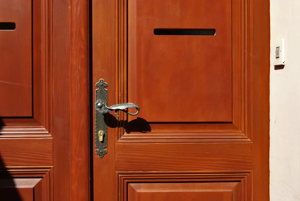 stock image Brown door