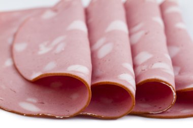 Italian sausage mortadella clipart