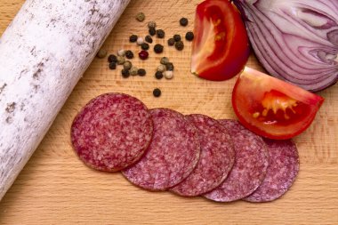 Hungarian salami clipart