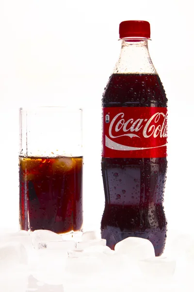 Frasco de coca cola — Foto de Stock