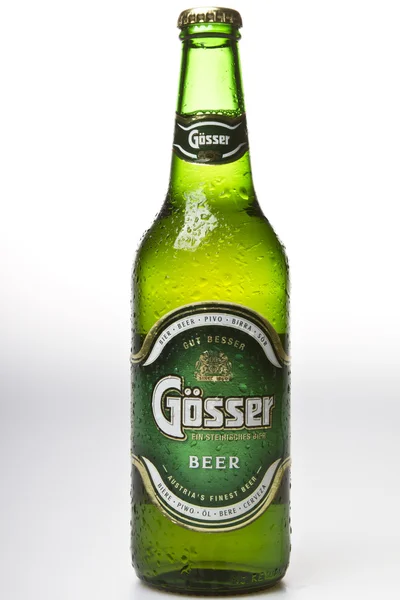Gösser beer — Stock Photo, Image
