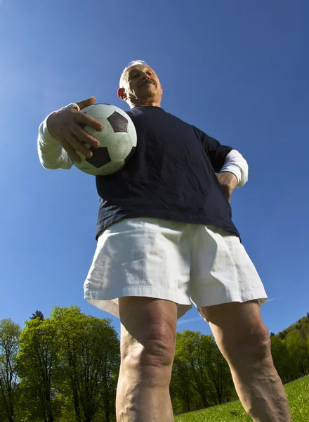 stock image Senior football player