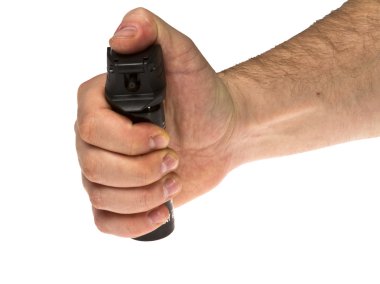 Hand with mace clipart