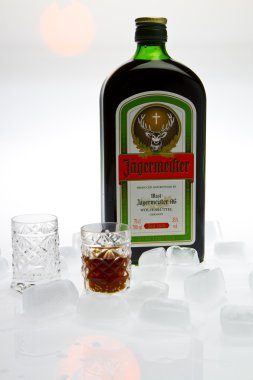 Jagermeister studio shot clipart