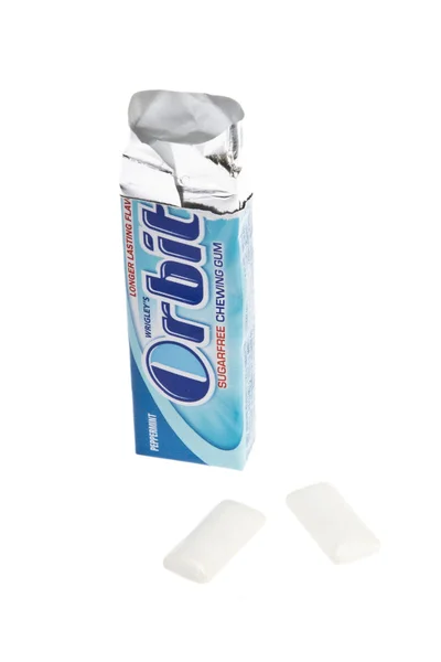 Τροχιά μάσημα gum Wrigley — Φωτογραφία Αρχείου