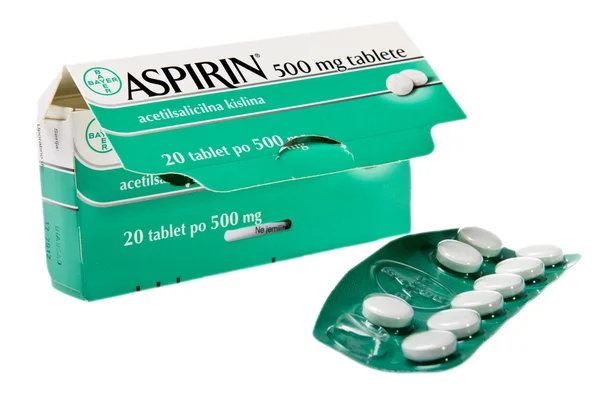 阿司匹林药片 — 图库照片