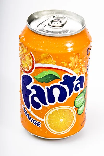 Fanta oranje drankje — Stockfoto