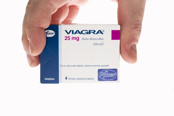 Viagra compresse compresse isolate su bianco — Foto Stock
