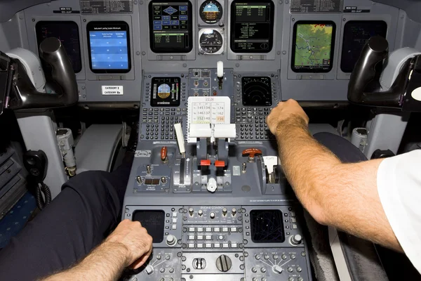 stock image Airplane cockpit