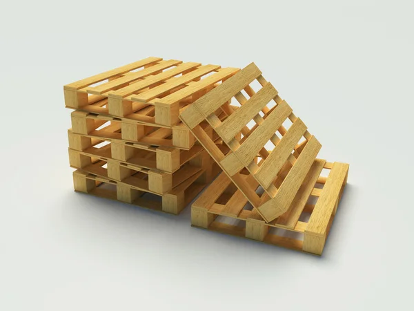 Pallet di legno — Foto Stock