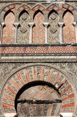 Ornamentation of the mosque in Cordoba clipart