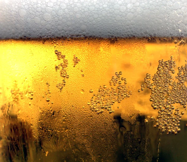 stock image Detail of a bubbling beer