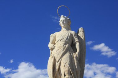 Statue of San Rafael clipart