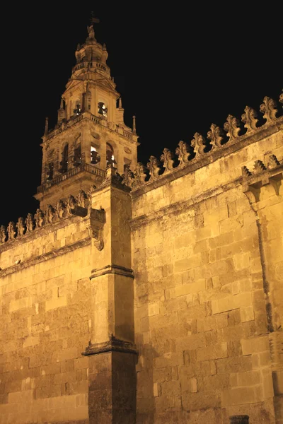 Wall and tower of the Mosque in Cordoba — Stock Photo, Image