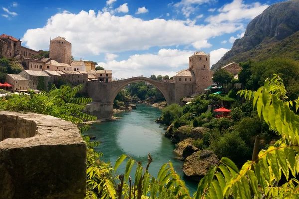 stock image The old bridge in Mostar