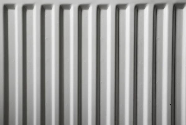 Sömlös bild på en vit radiator — Stockfoto