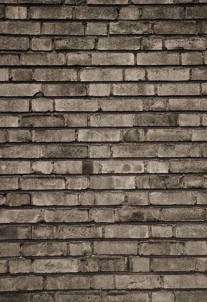 Eski ve kirli tuğla duvar — Stok fotoğraf