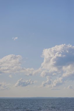 Lake Vattern and sky with clouds, Sweden clipart