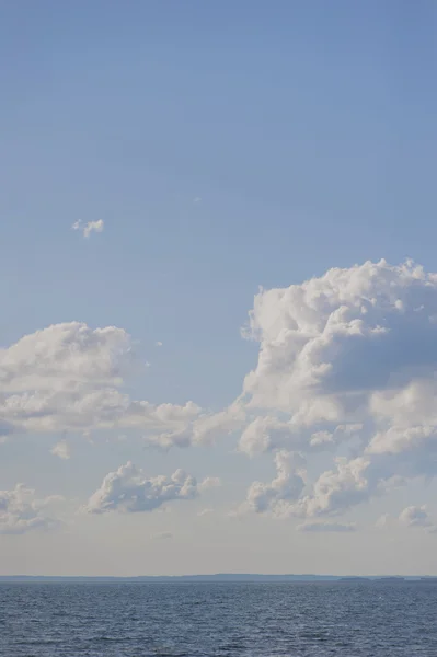 stock image Lake Vattern and sky with clouds, Sweden