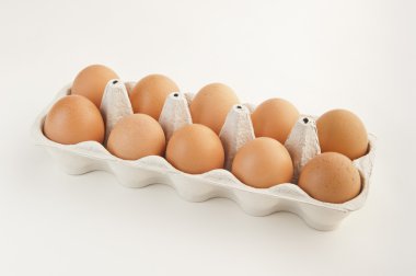 Brown eggs clipart