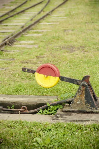 鉄道スイッチ — ストック写真