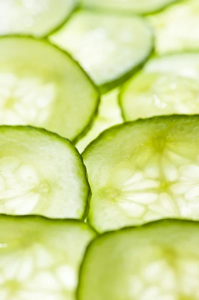 stock image Slices of cucumber