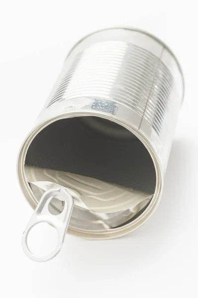 stock image Empty metal can