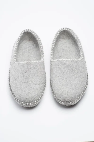 stock image Grey slippers