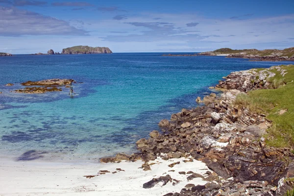 Bosta, isle av stora bernara, lewis, Skottland — Stockfoto