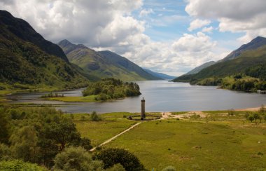 Glenfinnan anıt, loch shiel, İskoçya